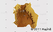 Physical Map of LORROKI, cropped outside