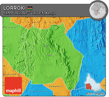 Political Map of LORROKI