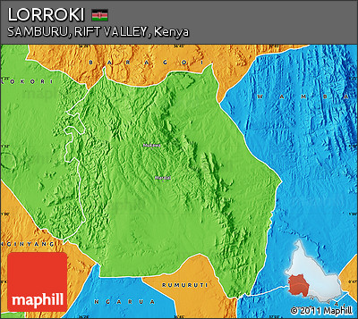 Political Map of LORROKI