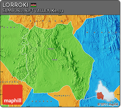 Political Map of LORROKI