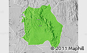 Political Map of LORROKI, lighten, desaturated