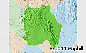 Political Map of LORROKI, lighten