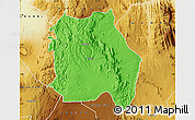 Political Map of LORROKI, physical outside