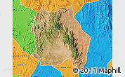 Satellite Map of LORROKI, political outside