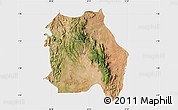 Satellite Map of LORROKI, single color outside