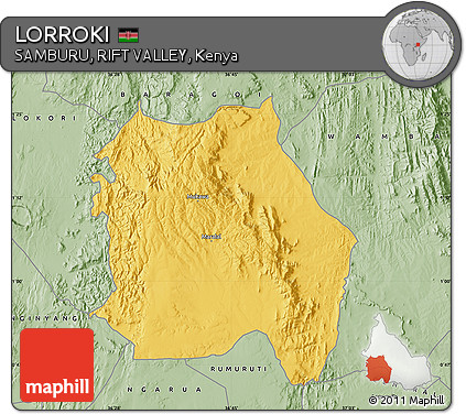Savanna Style Map of LORROKI