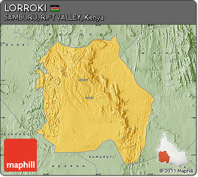 Savanna Style Map of LORROKI