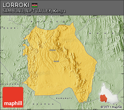 Savanna Style Map of LORROKI