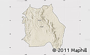 Shaded Relief Map of LORROKI, cropped outside
