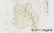 Shaded Relief Map of LORROKI, lighten