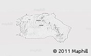 Silver Style Panoramic Map of LORROKI, single color outside