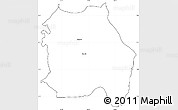 Blank Simple Map of LORROKI, cropped outside