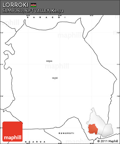 Blank Simple Map of LORROKI