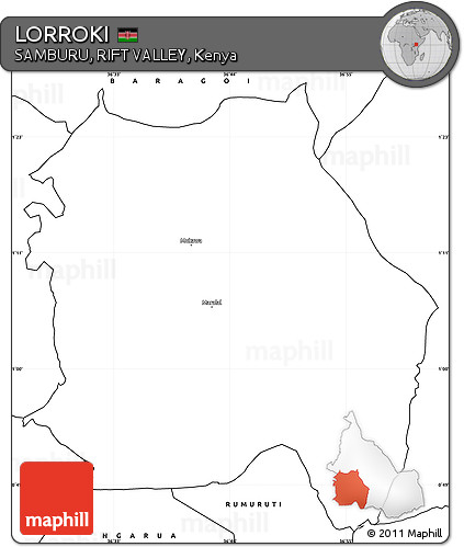Blank Simple Map of LORROKI