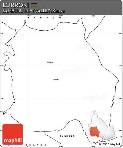 Blank Simple Map of LORROKI