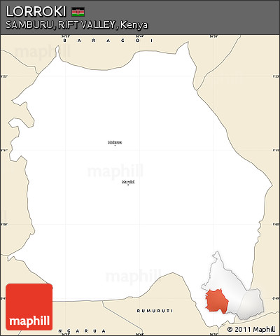 Classic Style Simple Map of LORROKI