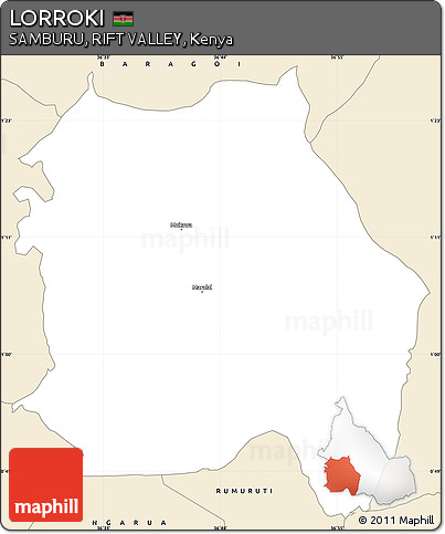 Classic Style Simple Map of LORROKI