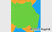 Political Simple Map of LORROKI