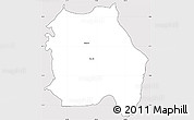 Silver Style Simple Map of LORROKI, cropped outside