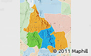 Political Map of SAMBURU, lighten