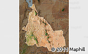 Satellite Map of SAMBURU, darken
