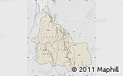 Shaded Relief Map of SAMBURU, lighten, desaturated