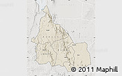Shaded Relief Map of SAMBURU, lighten, semi-desaturated