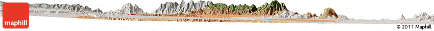 Satellite Horizon Map of WAMBA, lighten, semi-desaturated