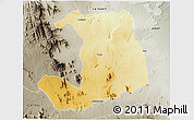 Physical 3D Map of WASO, semi-desaturated