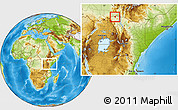 Physical Location Map of KIBISH, within the entire country