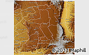 Physical 3D Map of UASIN GISHU