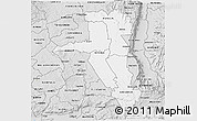 Silver Style 3D Map of UASIN GISHU