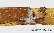 Physical Panoramic Map of AINABKOI