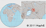 Gray Location Map of UASIN GISHU