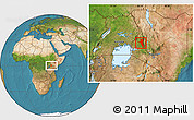 Satellite Location Map of UASIN GISHU