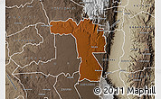 Physical Map of MOIBEN, semi-desaturated