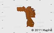 Physical Map of MOIBEN, single color outside