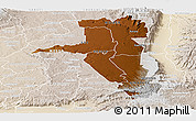 Physical Panoramic Map of UASIN GISHU, lighten