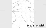 Blank Simple Map of UASIN GISHU, no labels