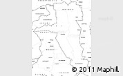 Blank Simple Map of UASIN GISHU