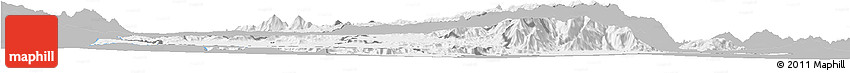 Gray Horizon Map of WEST POKOT, single color outside