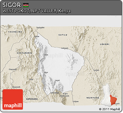 Classic Style 3D Map of SIGOR