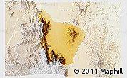 Physical 3D Map of SIGOR, lighten