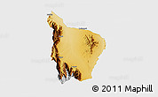 Physical 3D Map of SIGOR, single color outside
