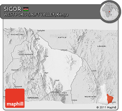 Silver Style 3D Map of SIGOR