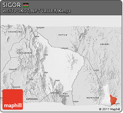 Silver Style 3D Map of SIGOR