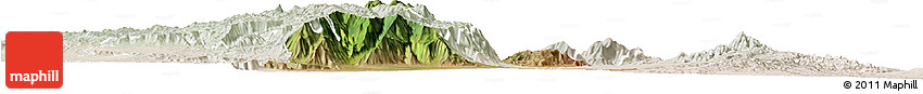 Satellite Horizon Map of SIGOR, lighten