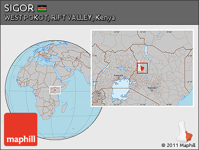 Gray Location Map of SIGOR, highlighted parent region