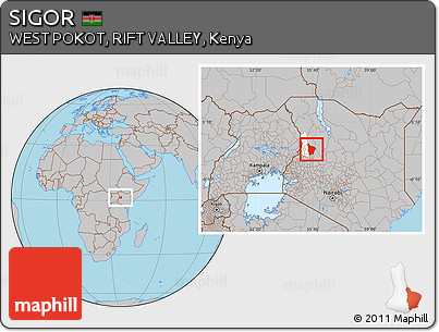 Gray Location Map of SIGOR, highlighted parent region