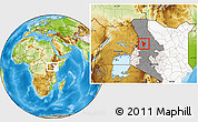 Physical Location Map of SIGOR, highlighted country, highlighted grandparent region